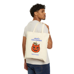 Halloween Cotton Canvas Tote Bag