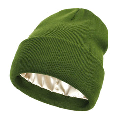 Satin Lined Anti Static Warm Wool Hat