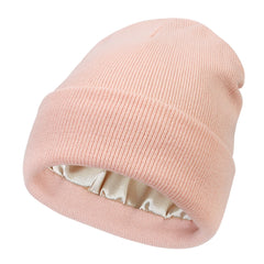 Satin Lined Anti Static Warm Wool Hat