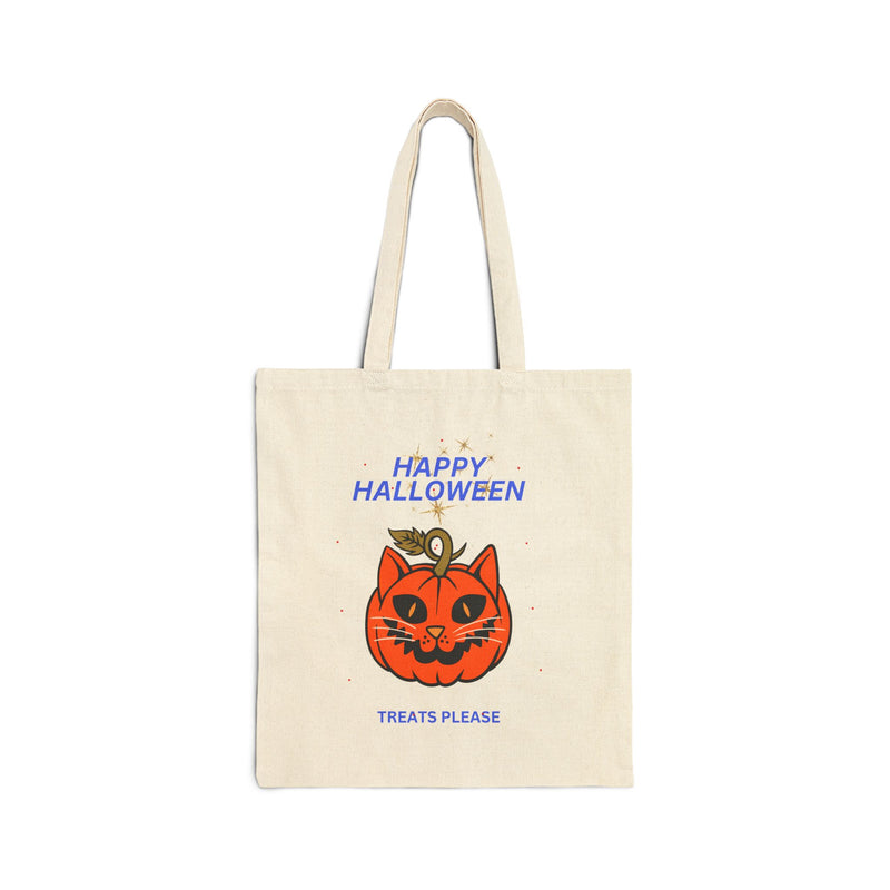 Halloween Cotton Canvas Tote Bag