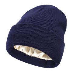 Satin Lined Anti Static Warm Wool Hat