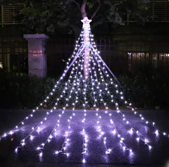 LED Five-pointed Star Waterfall Light