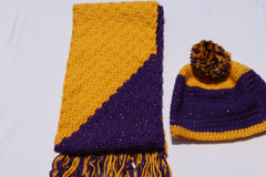 CROCHET HAT AND SCARF