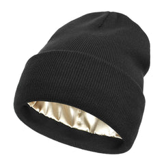 Satin Lined Anti Static Warm Wool Hat