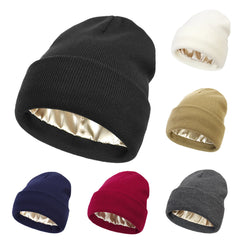 Satin Lined Anti Static Warm Wool Hat