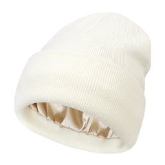 Satin Lined Anti Static Warm Wool Hat