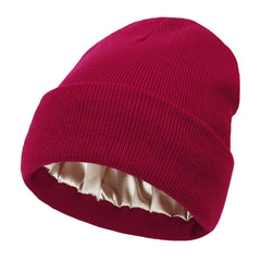 Satin Lined Anti Static Warm Wool Hat