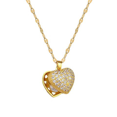 Zircon Heart Necklace