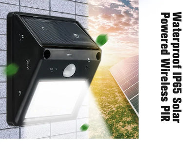 12 LED Solar Motion Sensor Wall Light